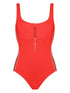 Tribune square-neck swimsuit